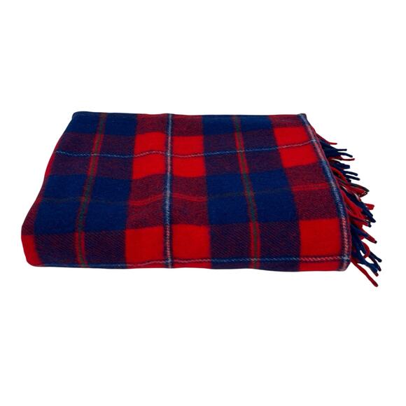 Pendleton wool tartan plaid throw blanket - Picture 1 of 5